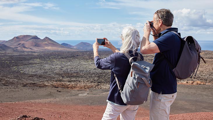 A view of Timanfaya National Park, Lanzarote